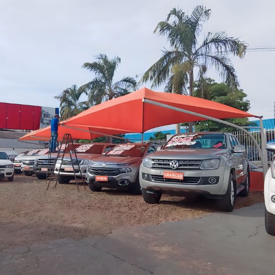 Cobertura de sombrite modelo 4 - Quadra esportiva
