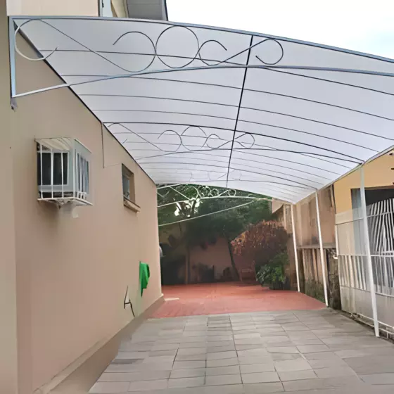 Cobertura fixa de lona modelo 5 - Design moderno e funcional